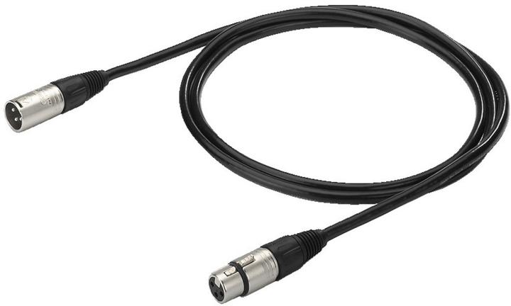 Actual product image Monacor XLR extension cable (1 m, XLR)