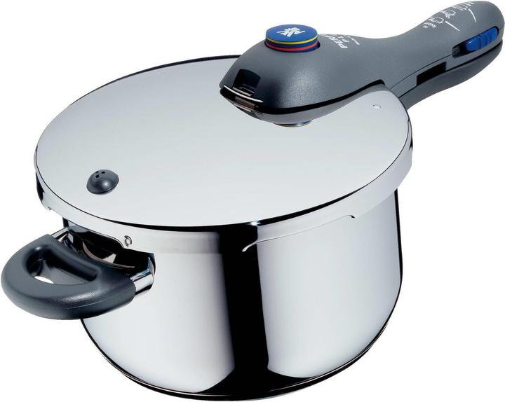 WMF Schnellkochtopf 4,5l inkl. Einsatz Dampfkochtopf Perfect Plus Induktion (22 cm, Dampfkochtopf)