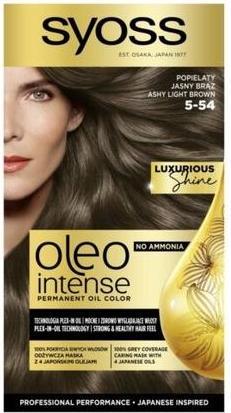 Produktbild Syoss Oleo Intense Permanent Colouring Hair Dye With Oils 5-54h Light Brown (Light Brown)