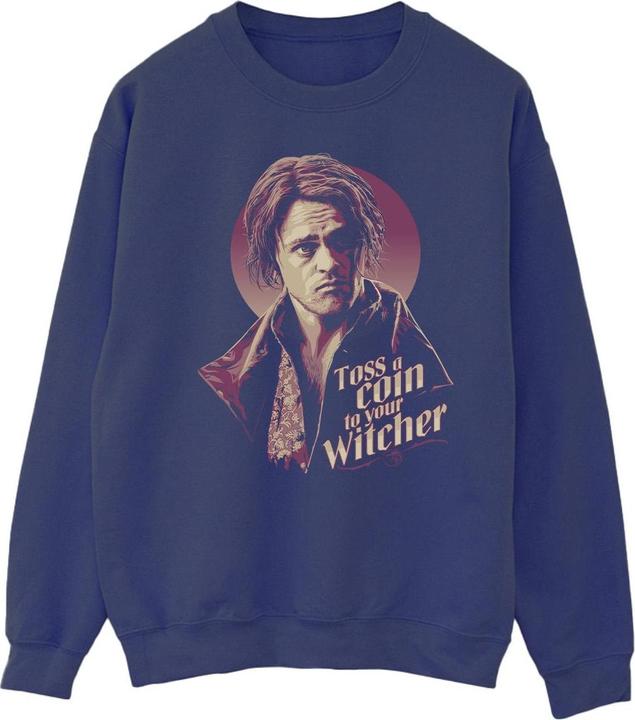 Actual product image Netflix Mens The Witcher Bard Toss A Coin Sweatshirt (M)