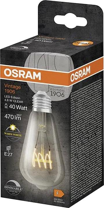 Actual product image Ledvance LED lamp (E27, 4.80 W, 470 lm, 4 x, F)