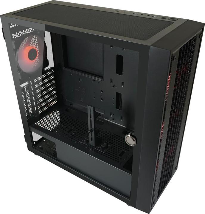 Actual product image LC-Power Case Micro-ATX 810B black USB3.2/Audio,without power supply (mATX, Mini-ITX, ATX, E-ATX)
