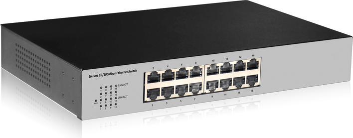 Immagine prodotto Digitus Switch N-Way 16P Fast Ethernet N-Way 16P (16 porte)