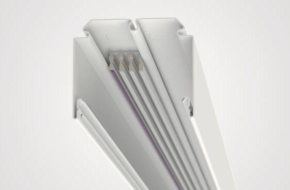 Immagine prodotto Ridi Binario di supporto 1-lg VL2TM 1500 2500000 flex. DV 5x2,5 1500mm Bianco