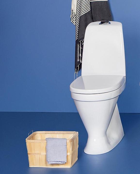 Productafbeelding Gustavsberg Toilet Nautic 1546 - S-val, hoog model, Hygiënische spoeling, Wit