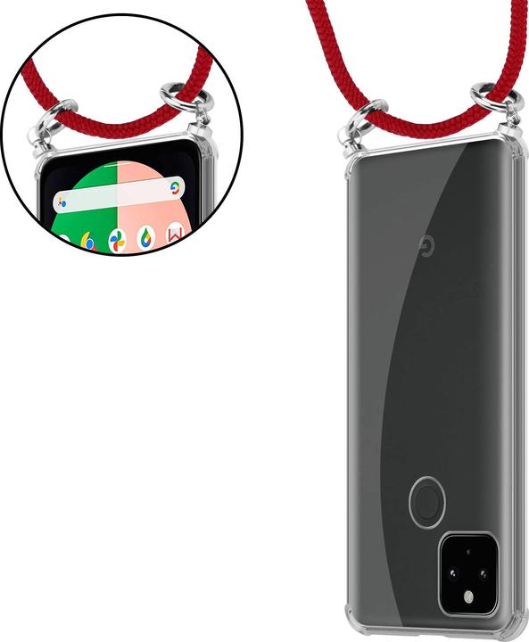 Produktbild Cadorabo TPU Handy Kette SILBER Cover