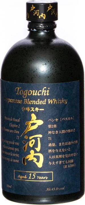 Actual product image Togouchi 15 Years (Blended Whisky, Japanese whisky, 1 x 70 cl)