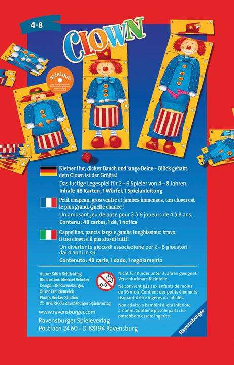 Produktbild Ravensburger Clown (Deutsch, Französisch)
