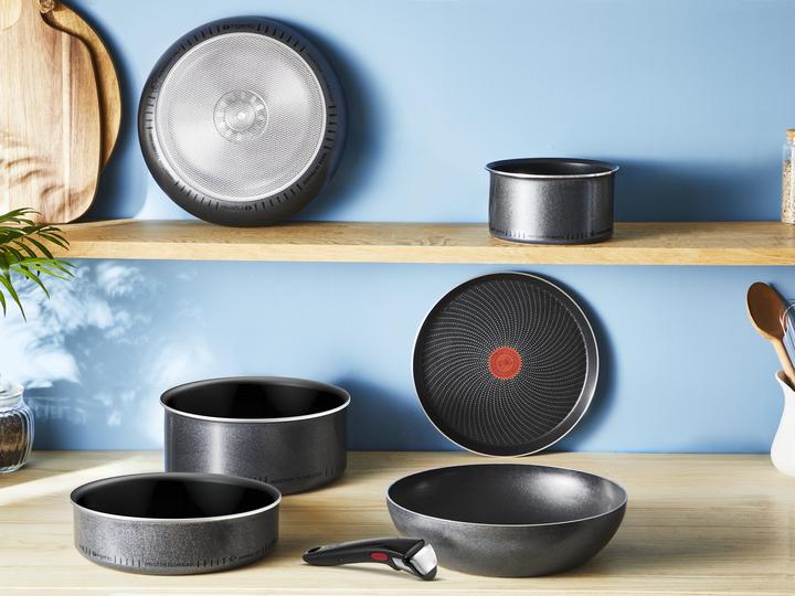 Actual product image Tefal Ingenio So Light Pannenset - 5-delig - Inductie (L7239523) (22 cm, Pot, Aluminium)