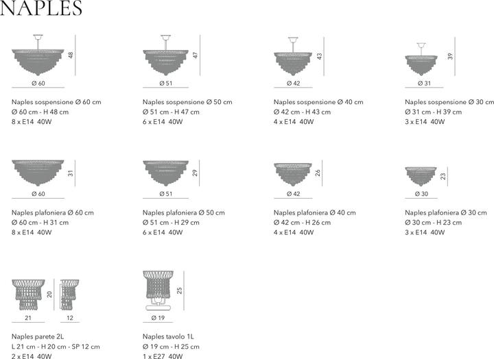Actual product image zz_ArchivedByPCD_Mutoni Light Ceiling lamp Naples (E14)