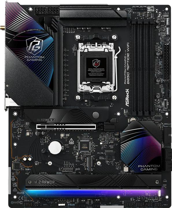 Image du produit AsRock Phantom Gaming B850 Riptide WiFi (AM5, AMD B850, ATX)