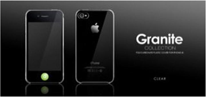 Actual product image more. Granite Collection Hardcase for iPhone 4/4S Clear (Apple iPhone 4s, Apple iPhone 4)