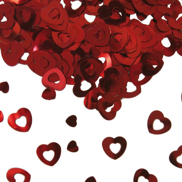 Actual product image Folat Table Decoration / Decorative Red Confetti Hearts