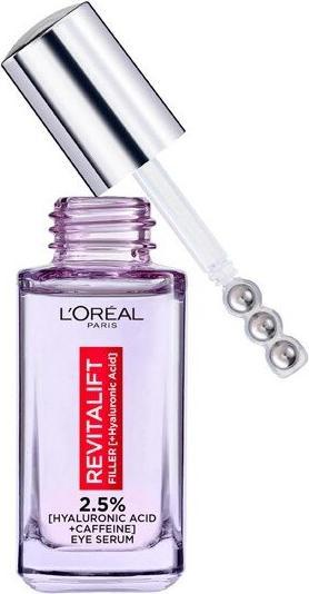 Produktbild L'Oréal Paris Hyaluronsäure und Koffein Augenserum Revitalift Filler 20ml (Serum, 20 ml)
