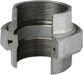 Actual product image Atusa Malleable cast iron fitting no. 340 galvanised, female thread, with 2" conical seal