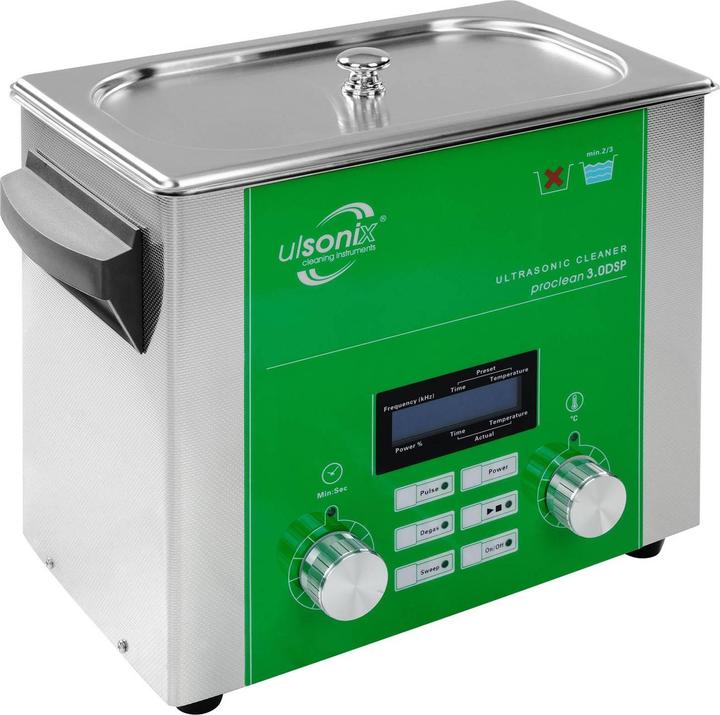 Produktbild Ulsonix Ultraschallgerät Degas Sweep Pulse Ultraschallreiniger Ultraschallbad 3L 160W (37 kHz, 3000 ml)