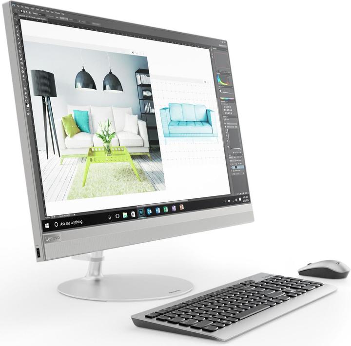 Produktbild Lenovo Ideacentre AIO 520-27ICB (Intel Core i7-8700T, 16 GB, 256 GB, Radeon RX 550)