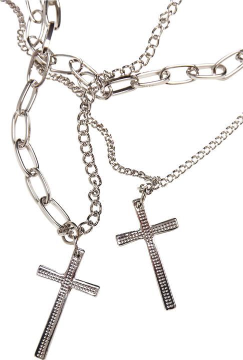 Produktbild Urban Classics Layering Cross Necklace (50% Eisen, 50% Zink)
