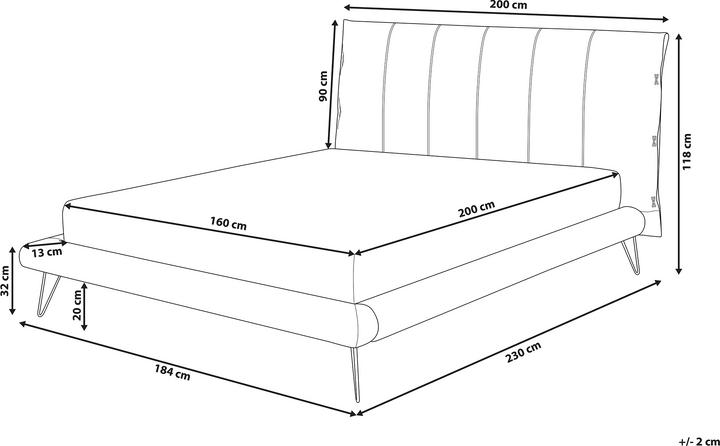 Actual product image Beliani Betin (160 x 200 cm)