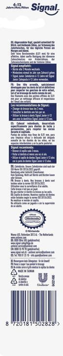 Nährwerte und Zutaten Signal Zahnbuerste Junior Extra Soft (Extra weich, 1 x)