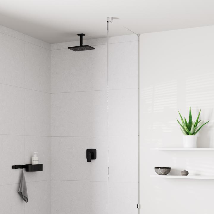 Produktbild hansgrohe Deckenanschluss VERNIS Shape, Aufputz 100mm mattschwarz