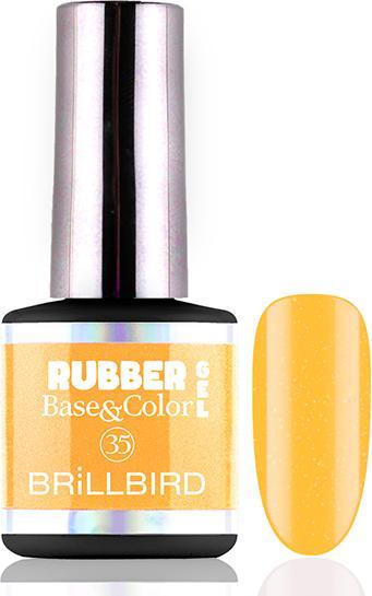 Immagine prodotto BrillBird Gomma Gel Base&Corallo #35 8ml (Corallo, Smalto per unghie effetto gel)