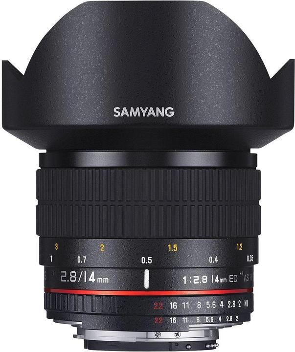 Image du produit Samyang 14mm f/2.8 ED AS IF UMC - Canon EF (Canon EF, Plein format)