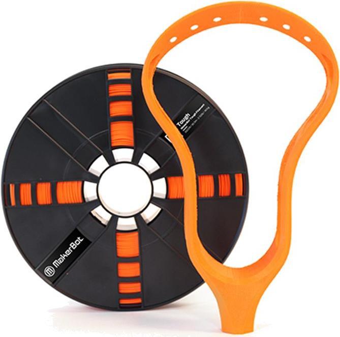 Image du produit Makerbot 1.75mm, Tough-PLA, s-orange, 0.9kg (Bien que le PLA, 1.75 mm, 900 g, Orange)