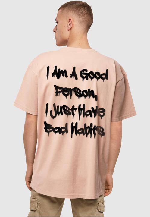 Actual product image Merchcode Bad Habits Heavy Oversize Tee - 113667 (L)