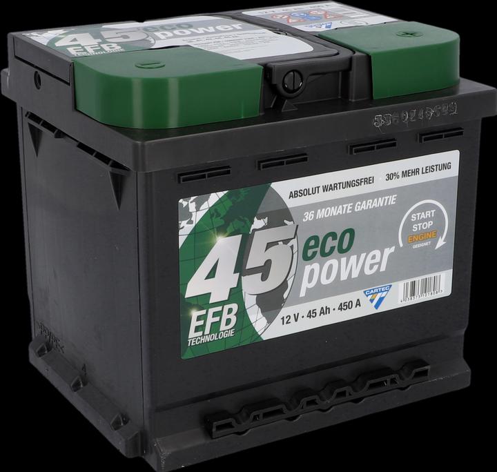 Produktbild Cartec Eco Power 45 EFB (12 V, 45 Ah, 400 A)