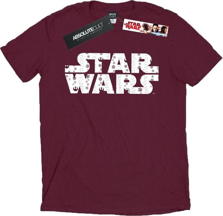Star Wars Christmas Logo TShirt (L)
