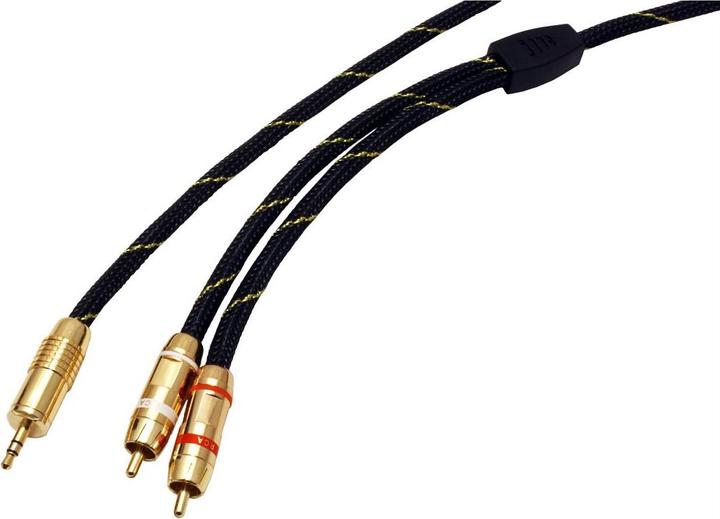 Produktbild Roline GOLD Audio 3.5mm - 2x Cinch (5 m, 3.5mm Klinke (AUX), Cinch)