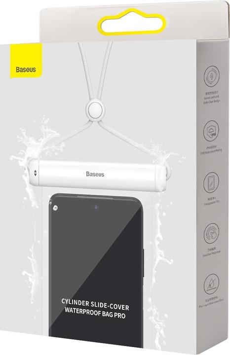 Actual product image Baseus Waterproof Base Case for Phone Sliding Cover White (FMYT000002) (LG G4 Pro)