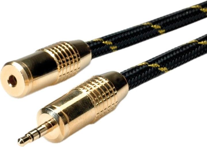 Produktbild Roline Gold Audio Verlängerungskabel (2.50 m, 3.5mm Klinke (AUX))