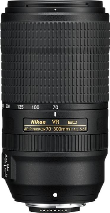 Nikon AF-P Nikkor 70-300mm f/4.5-5.6E ED VR (Nikon F, full size, APS-C / DX)