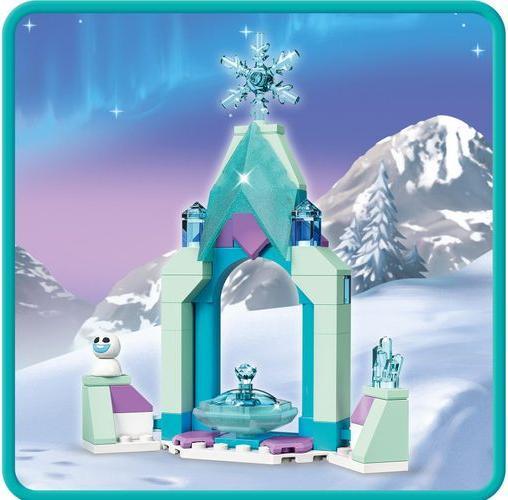 Actual product image LEGO Elsa's castle courtyard (43199, LEGO Disney)