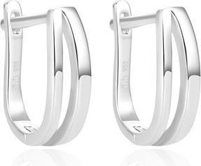 Beneto Fashion womenÂ's silver earrings AGUC1466 (L)