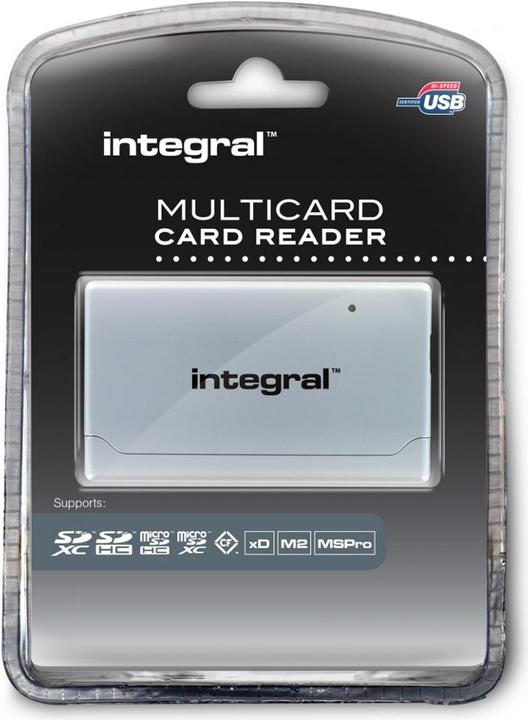 Actual product image Integral Memory multi card reader (USB 2.0)