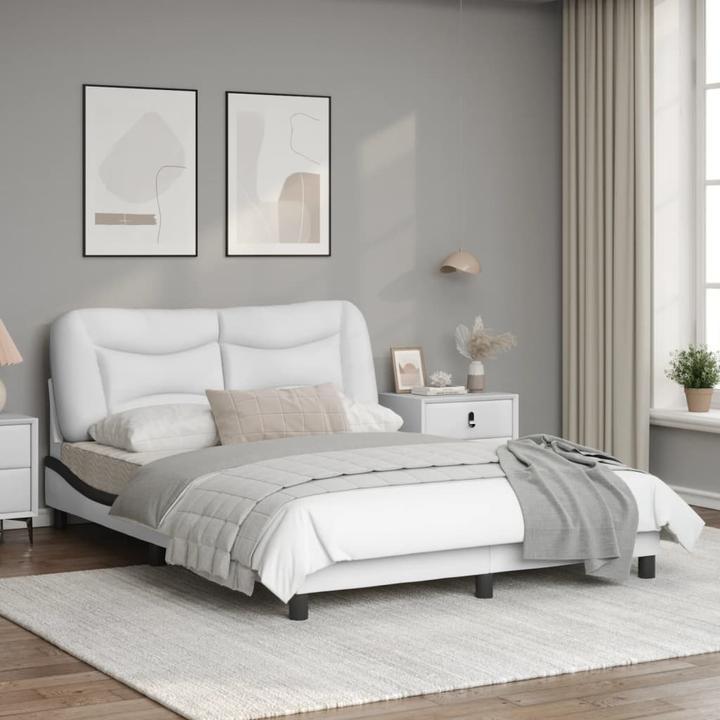 Produktbild VidaXL Bettgestell mit LED Kunstleder (140 x 200 cm)