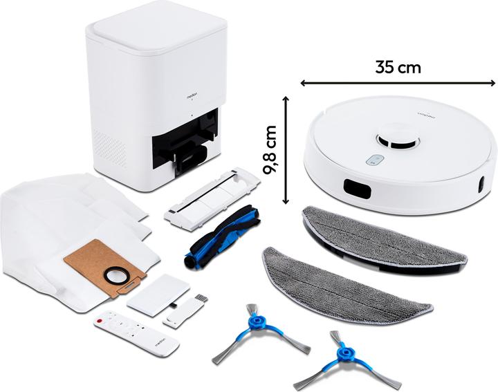 Produktbild Medion Wischfunktion, Lasernavigation, starke 8.000 Pa Saugkraft, No Go & Go Bereiche, präzise Kartenerstel (Saugroboter)