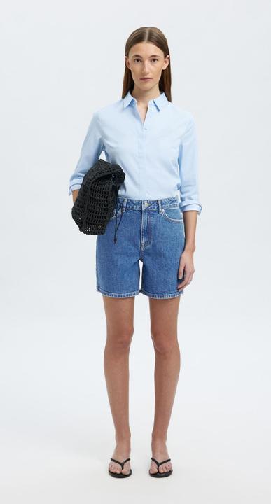 Immagine prodotto Selected Femme Pantaloncini Jean a vita alta (38)