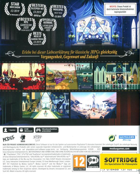 Image du produit Modus Games Cris Tales (PS5, Multilingue)