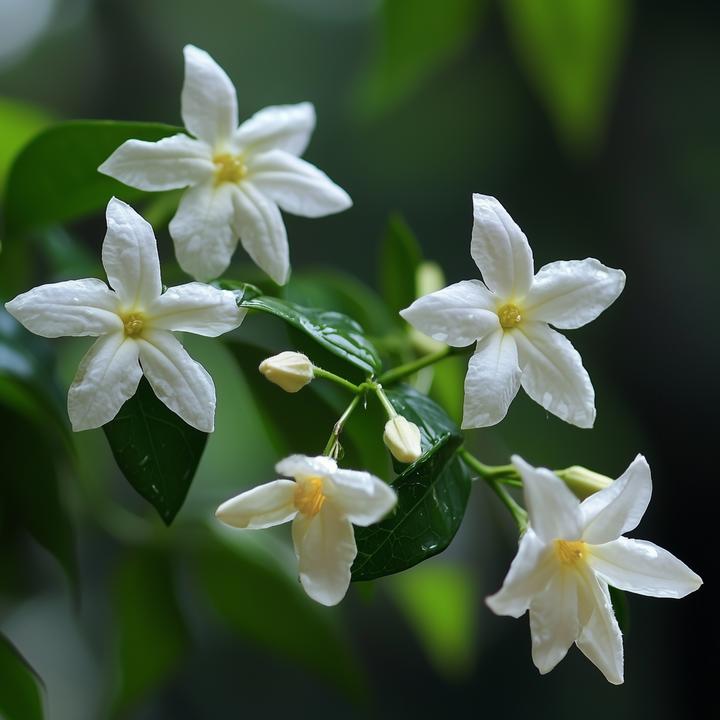 Actual product image Plant in a Box Trachelospermum jasminoides 'Officinale' - Set of 6 Jasmine (25 cm)
