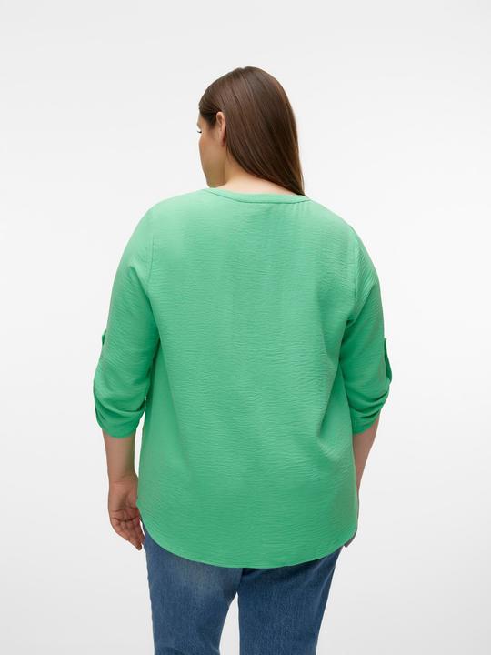 Actual product image Vero Moda Regular fit V-neckline Curve turned-up cuffs Top Top (44)