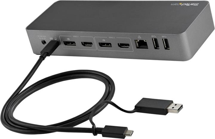 Image du produit StarTech .com Station d'accueil universelle pour ordinateur portable USB-C & USB 3.0 2x4K 100W PD (Port de connexion (propriétaire), 4 Ports)