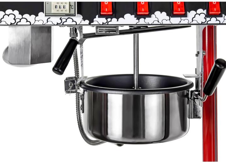 Actual product image Royal Catering Popcorn machine - heated storage - red