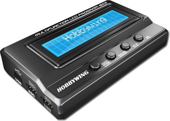Actual product image Hobbywing Programming box LCD