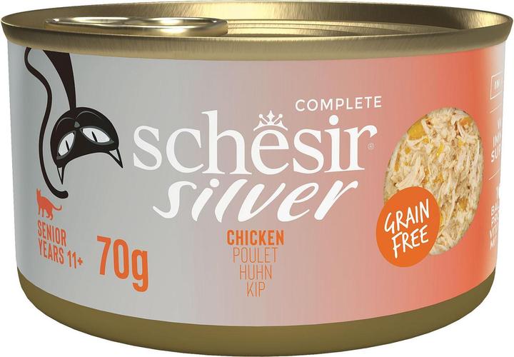Schesir Silver Wholefood, pollo, 70g (Senior, 1 pz., 70 g)