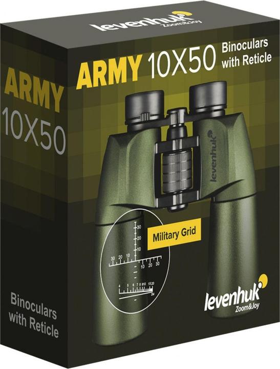 Actual product image Levenhuk Army 10x50 with scale (10 x, 50 mm)