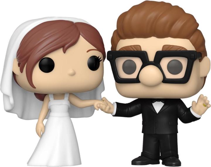Image du produit Funko Là-haut pack 2 POP! figurines vinyles Ellie & Carl Wedding 9 cm